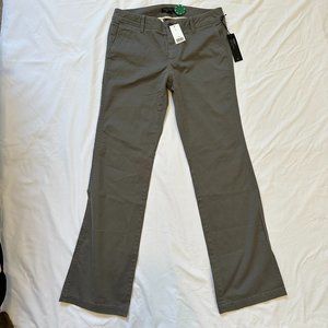 Banana Republic Martin Fit Flared Leg Olive Khaki Pants 8